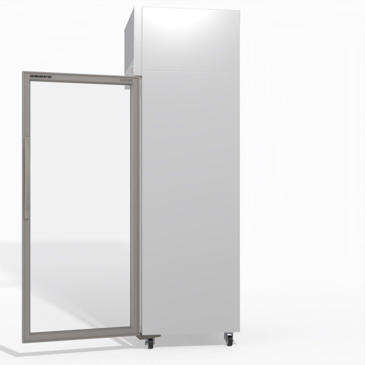 Skope EziCore TCE650N 1 Glass Door Display or Storage Fridge 557L - TCE650N