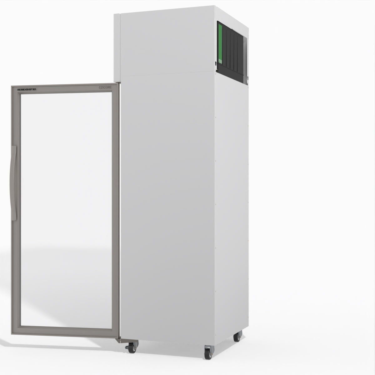 Skope EziCore TCE650N 1 Glass Door Display or Storage Fridge 557L - TCE650N