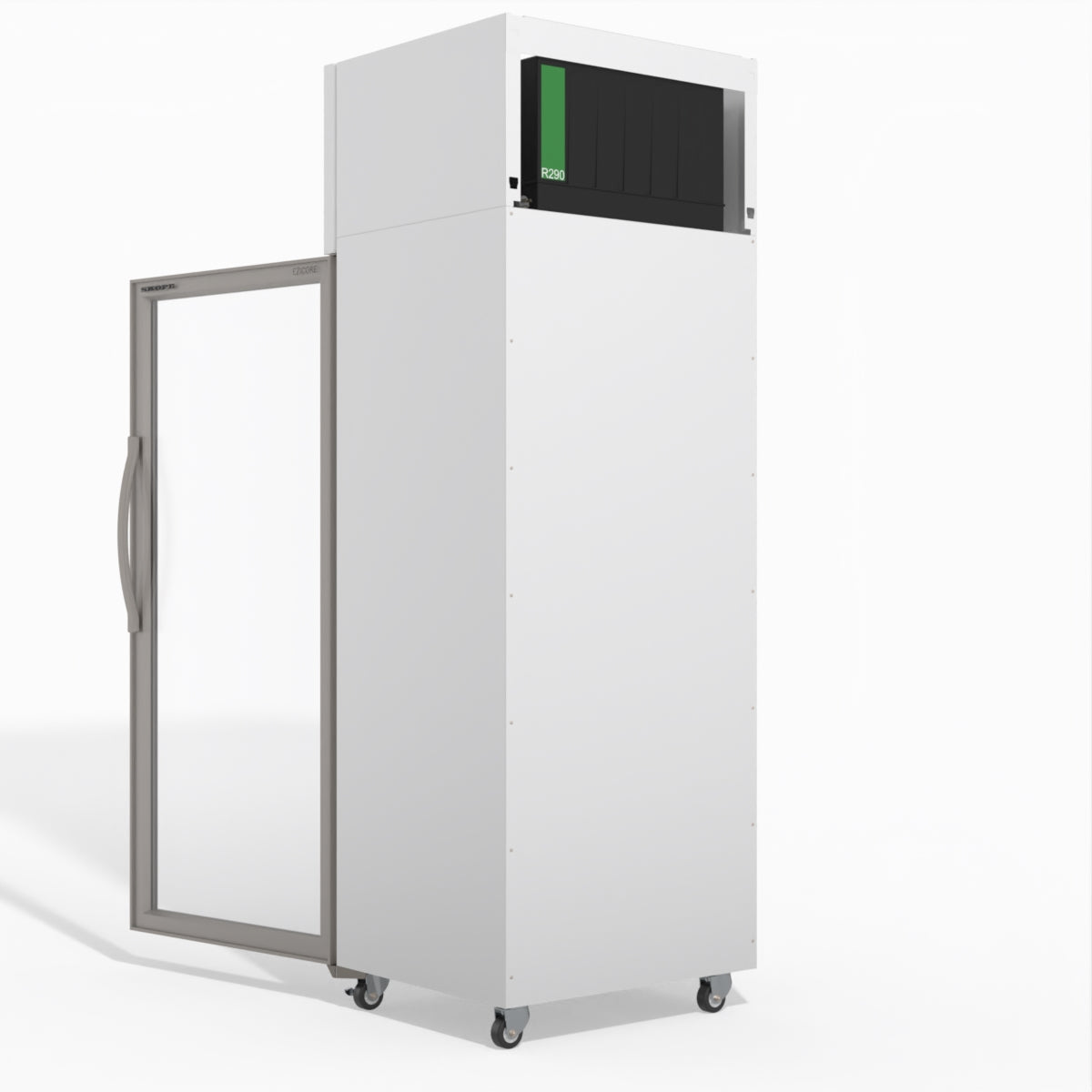 Skope EziCore TCE650N 1 Glass Door Display or Storage Fridge 557L - TCE650N