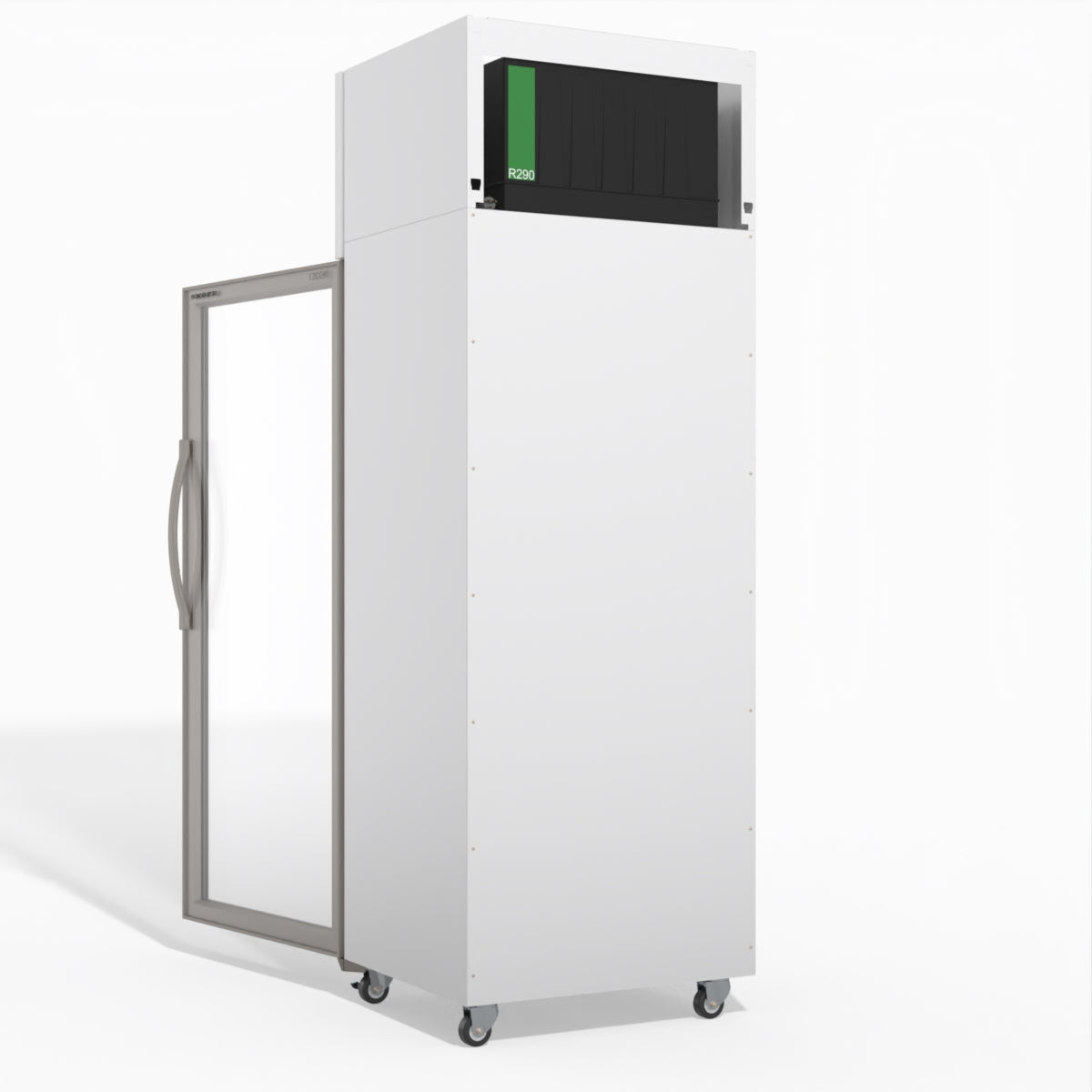 Skope EziCore TCE650N 1 Glass Door Display or Storage Fridge 557L - TCE650N