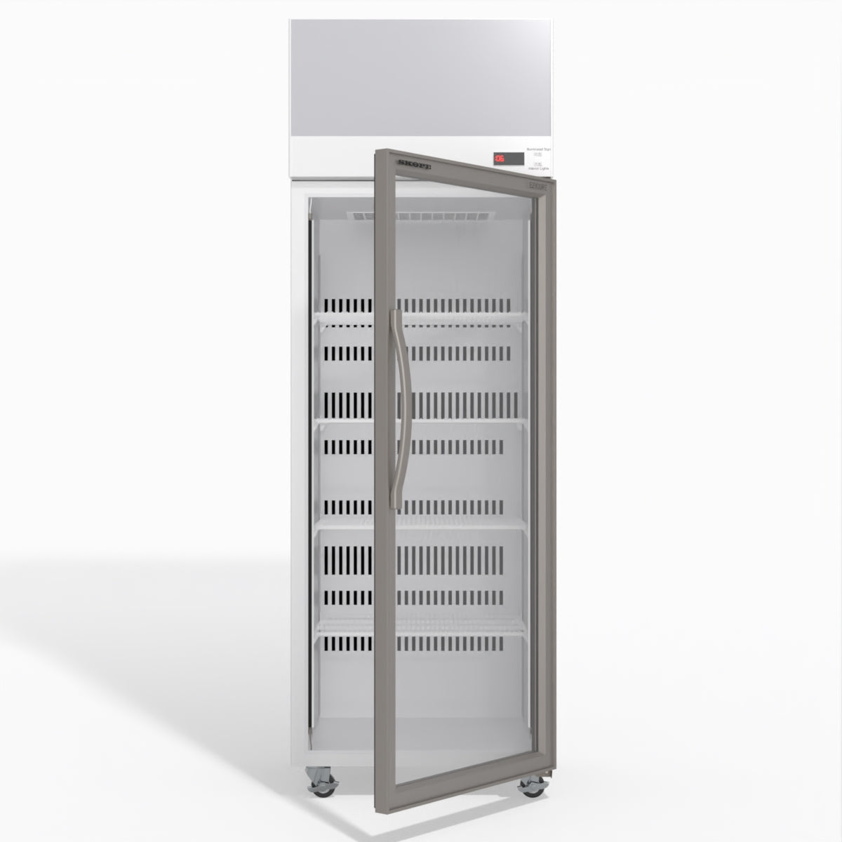 Skope EziCore TCE650N 1 Glass Door Display or Storage Fridge 557L - TCE650N