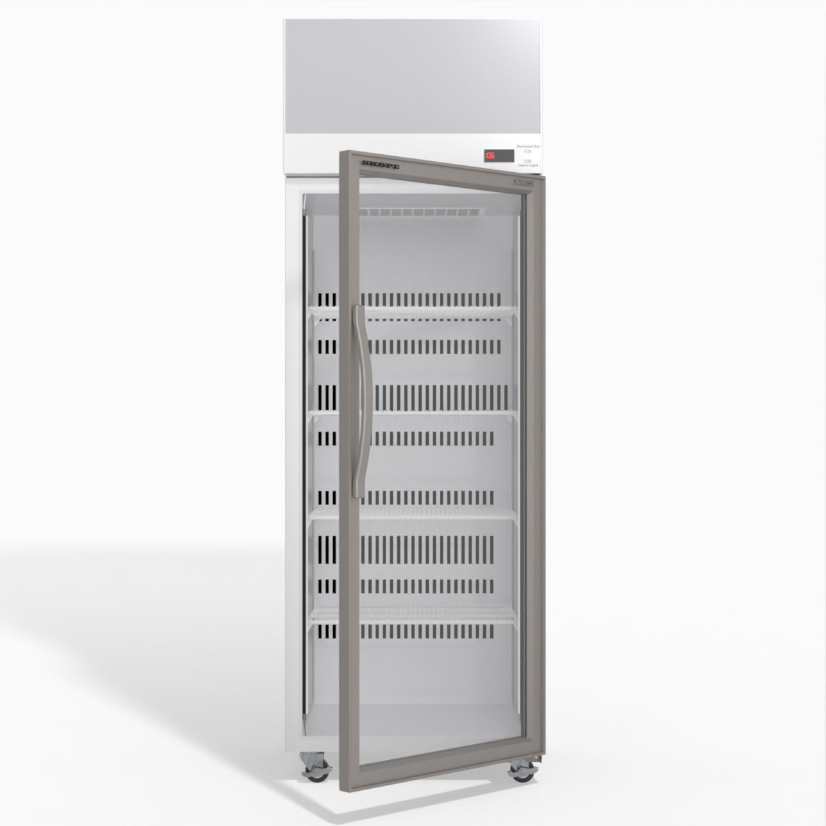 Skope EziCore TCE650N 1 Glass Door Display or Storage Fridge 557L - TCE650N