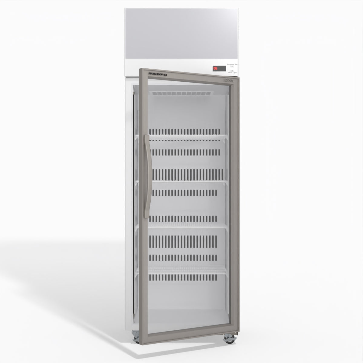 Skope EziCore TCE650N 1 Glass Door Display or Storage Fridge 557L - TCE650N