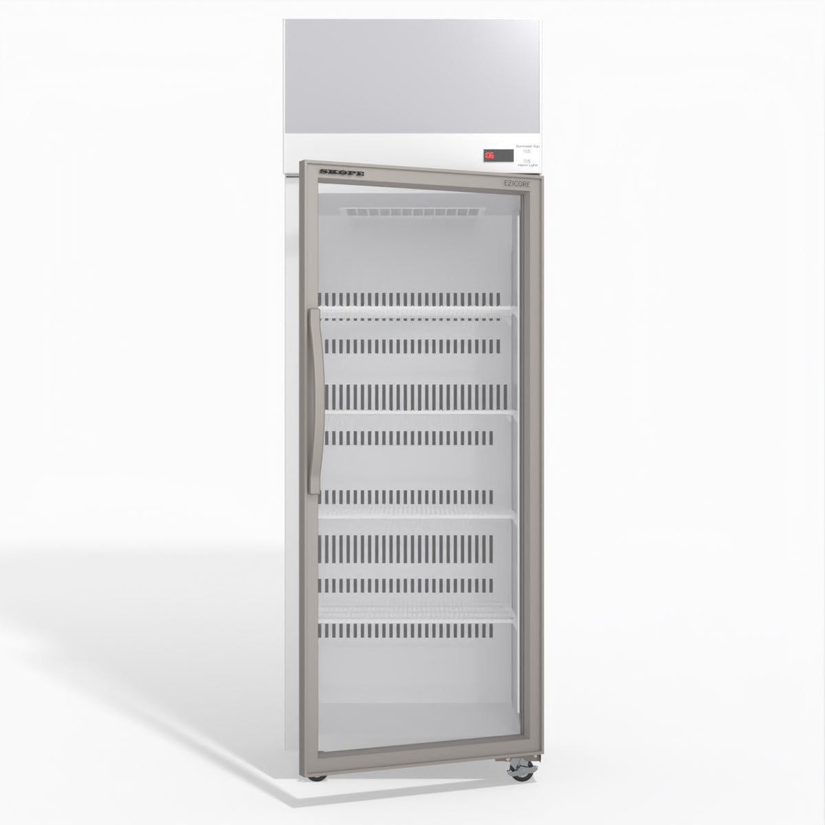 Skope EziCore TCE650N 1 Glass Door Display or Storage Fridge 557L - TCE650N