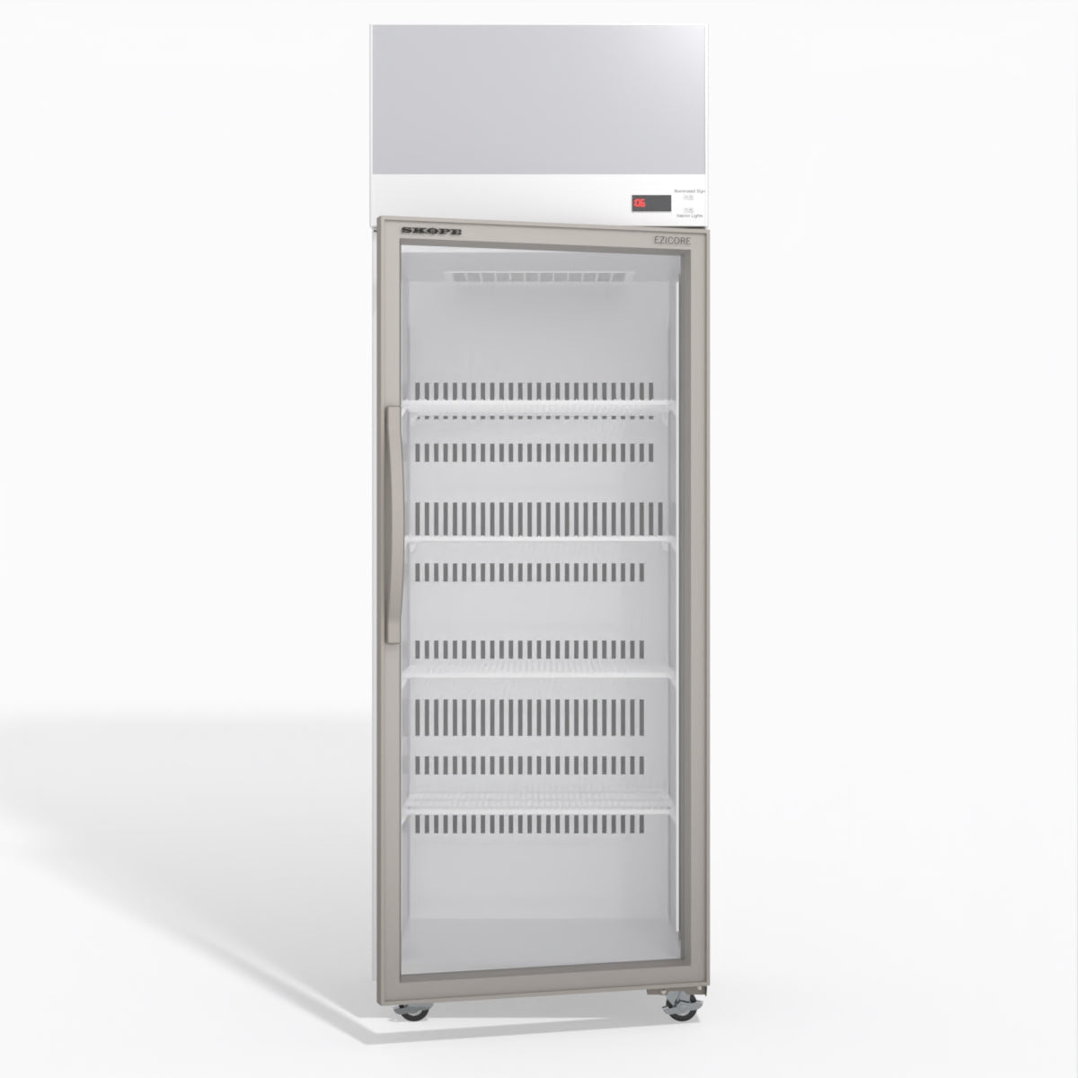 Skope EziCore TCE650N 1 Glass Door Display or Storage Fridge 557L - TCE650N