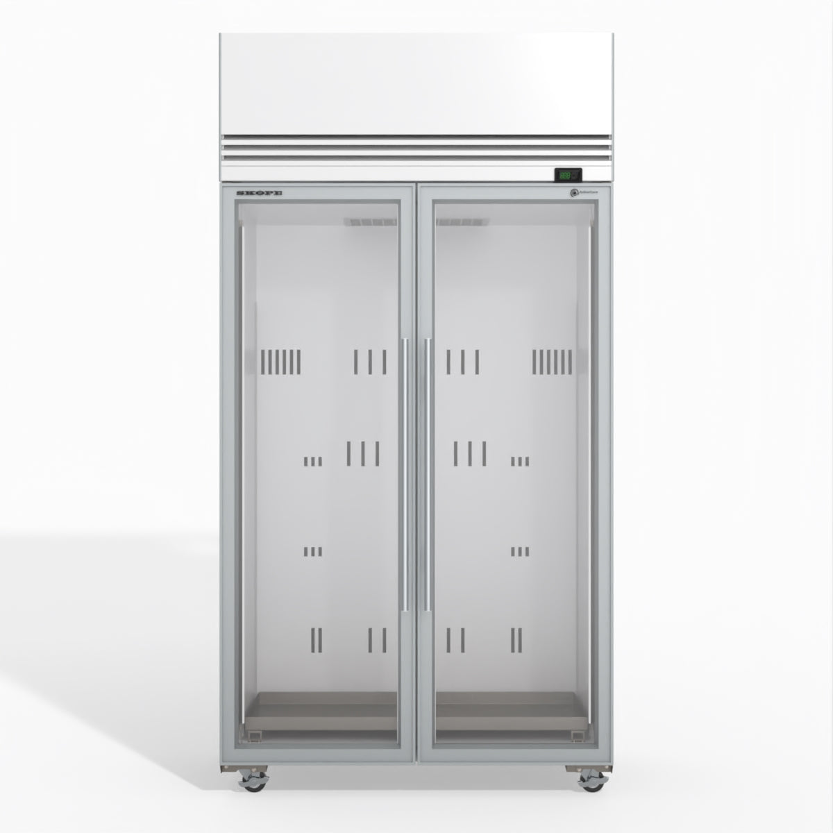 Skope TMF1000N-A Ice 2 1 Glass Door Upright Display or Storage Freezer 980L - TMF1000N-Ice