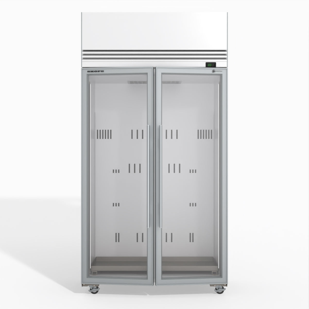 Skope TMF1000N-A Ice 2 1 Glass Door Upright Display or Storage Freezer 980L - TMF1000N-Ice