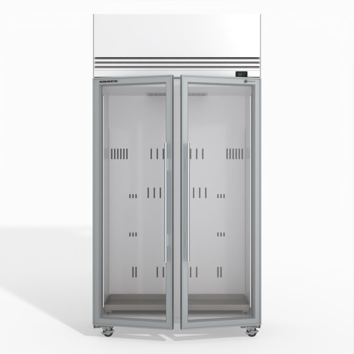 Skope TMF1000N-A Ice 2 1 Glass Door Upright Display or Storage Freezer 980L - TMF1000N-Ice