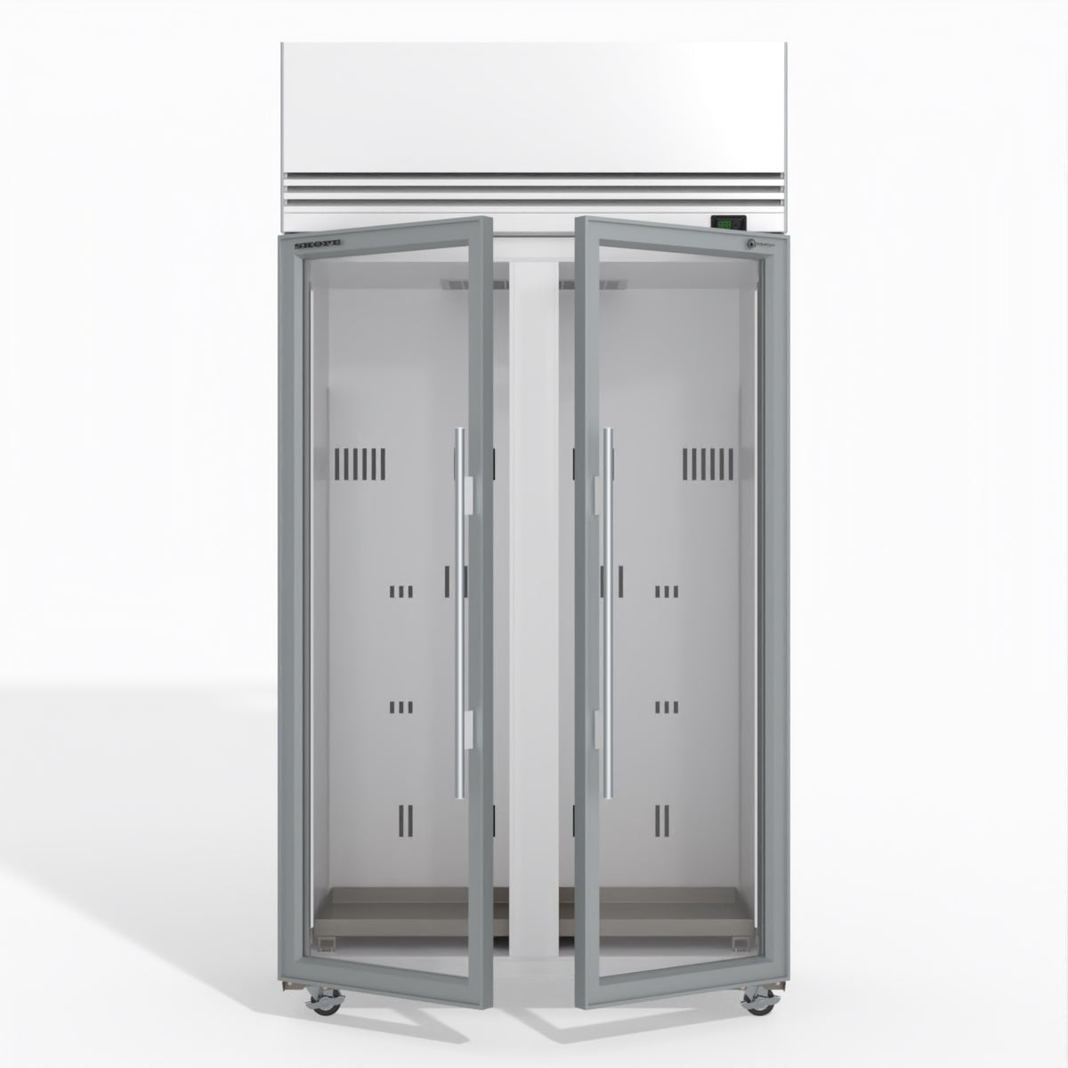Skope TMF1000N-A Ice 2 1 Glass Door Upright Display or Storage Freezer 980L - TMF1000N-Ice