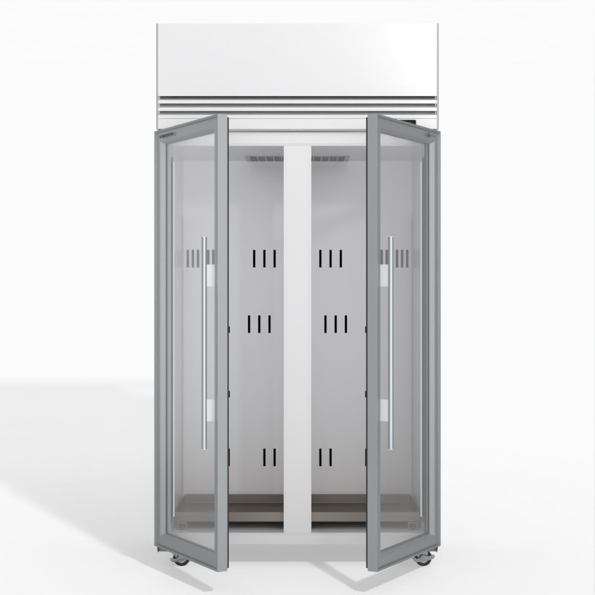 Skope TMF1000N-A Ice 2 1 Glass Door Upright Display or Storage Freezer 980L - TMF1000N-Ice