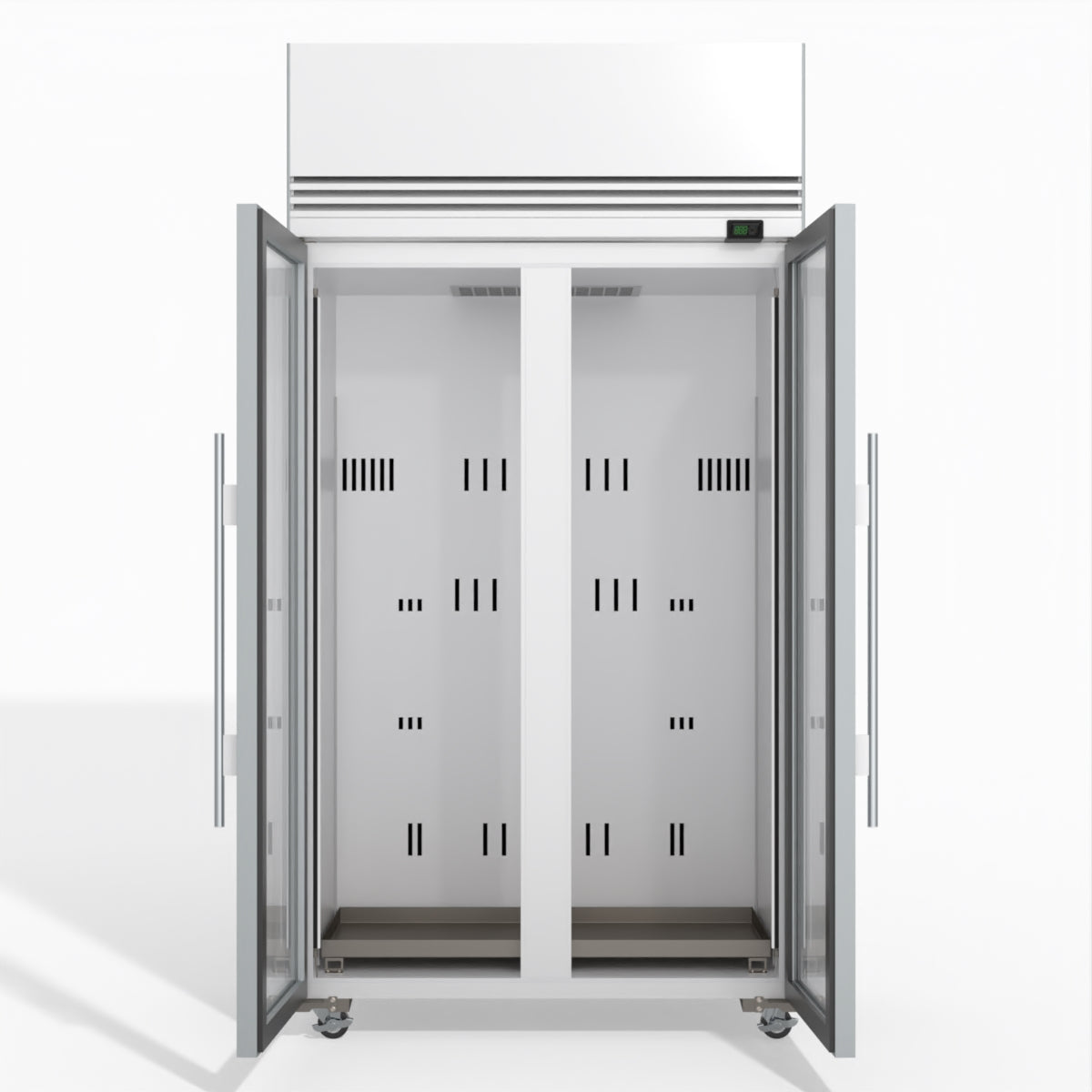 Skope TMF1000N-A Ice 2 1 Glass Door Upright Display or Storage Freezer 980L - TMF1000N-Ice