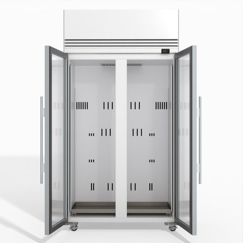 Skope TMF1000N-A Ice 2 1 Glass Door Upright Display or Storage Freezer 980L - TMF1000N-Ice