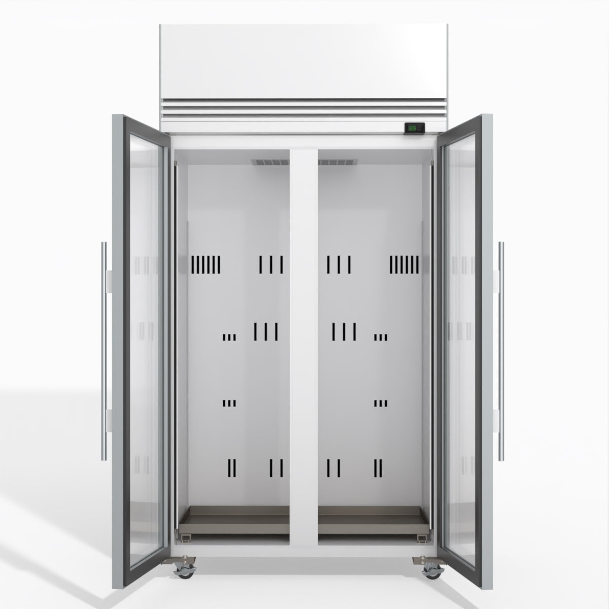 Skope TMF1000N-A Ice 2 1 Glass Door Upright Display or Storage Freezer 980L - TMF1000N-Ice