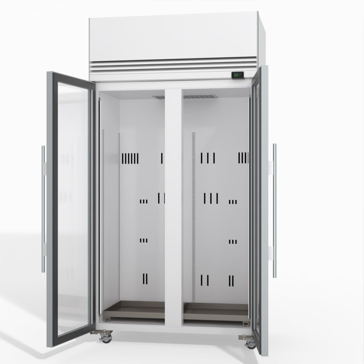 Skope TMF1000N-A Ice 2 1 Glass Door Upright Display or Storage Freezer 980L - TMF1000N-Ice