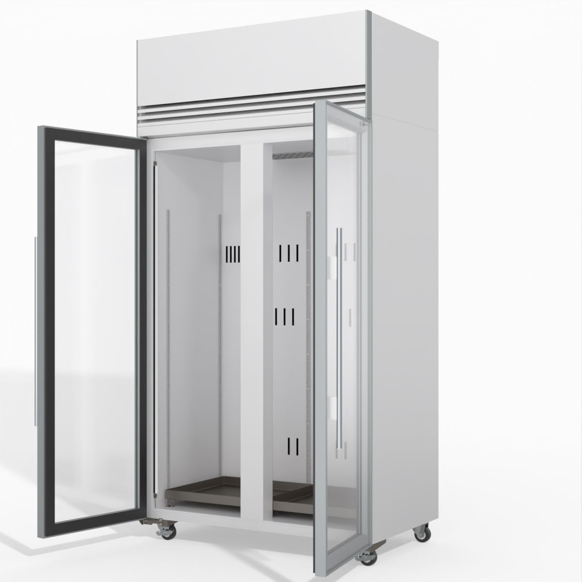 Skope TMF1000N-A Ice 2 1 Glass Door Upright Display or Storage Freezer 980L - TMF1000N-Ice