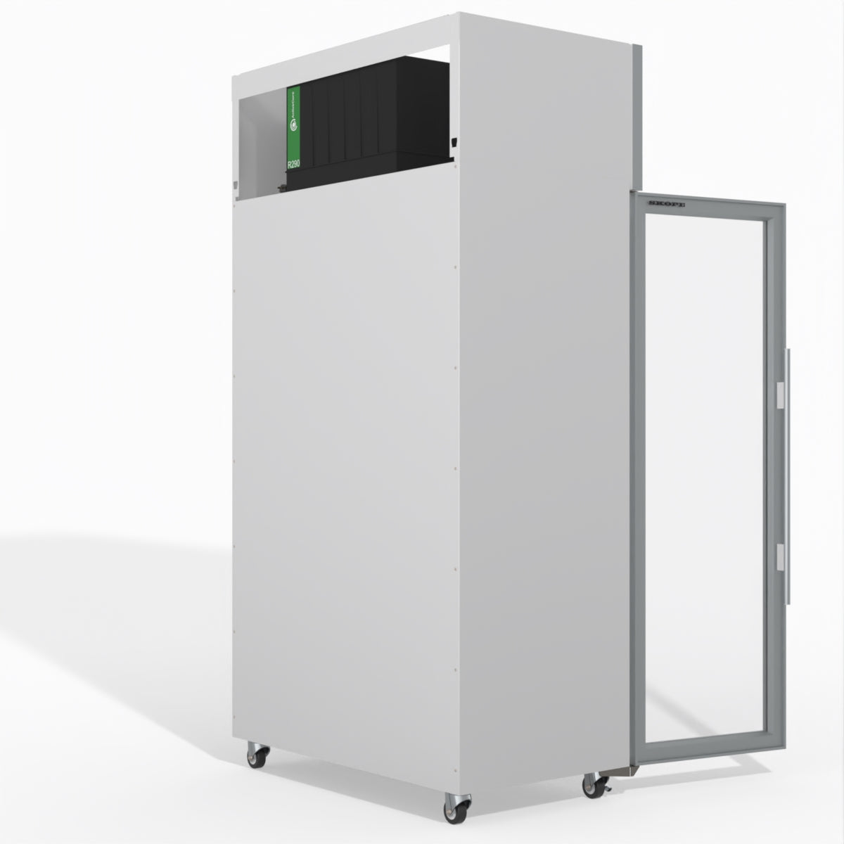 Skope TMF1000N-A Ice 2 1 Glass Door Upright Display or Storage Freezer 980L - TMF1000N-Ice