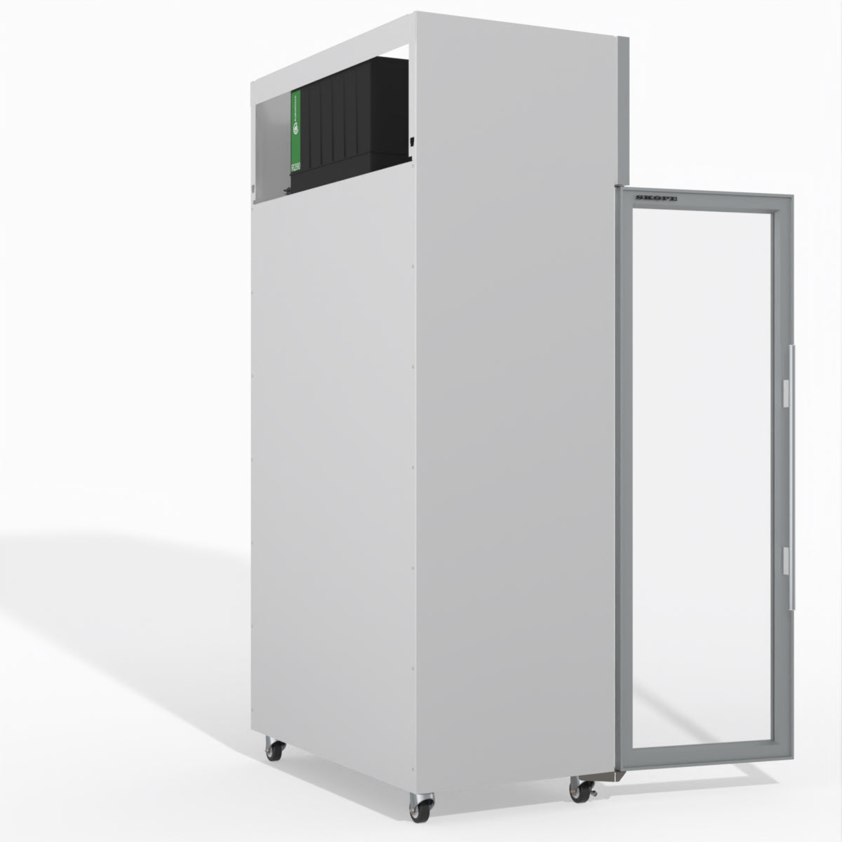 Skope TMF1000N-A Ice 2 1 Glass Door Upright Display or Storage Freezer 980L - TMF1000N-Ice