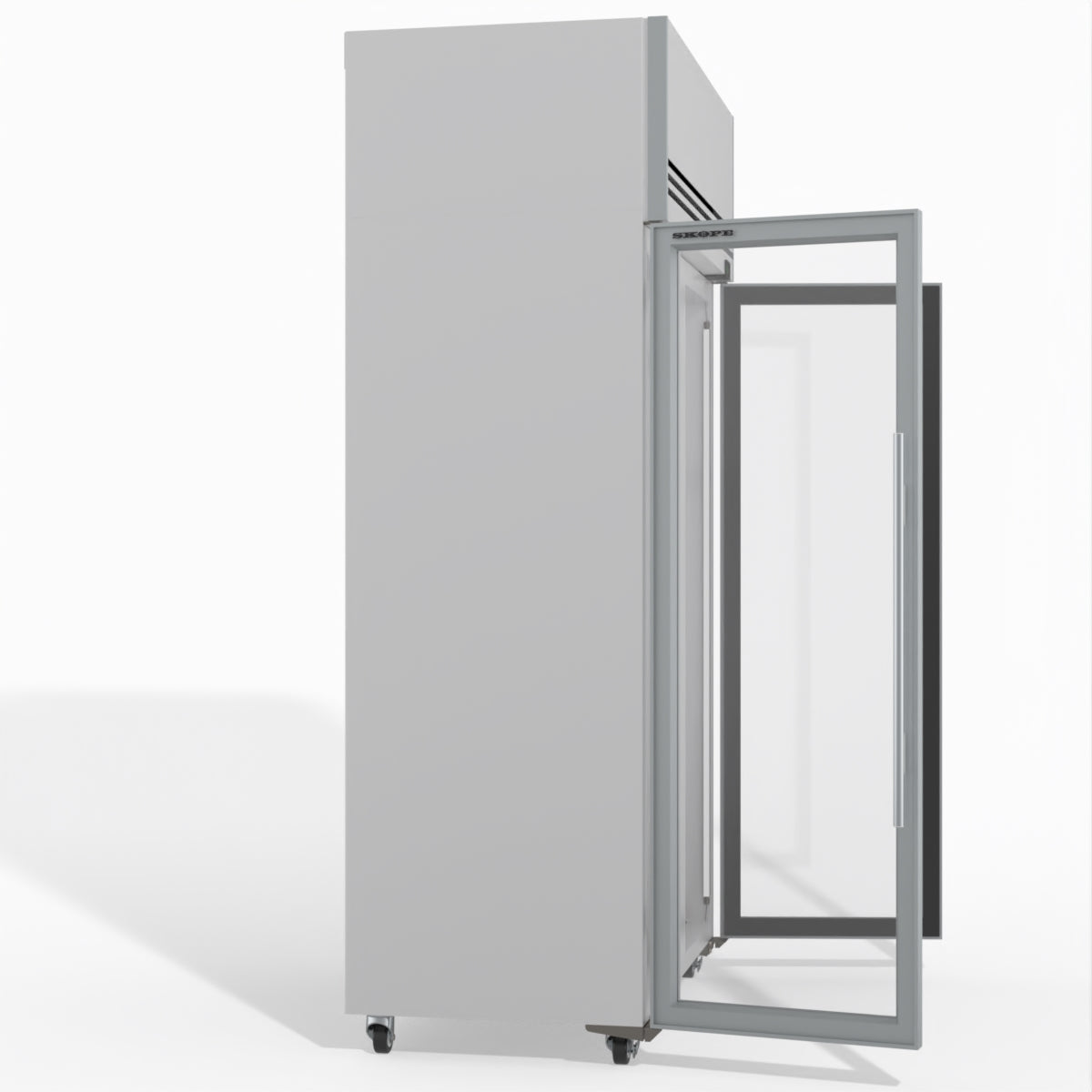 Skope TMF1000N-A Ice 2 1 Glass Door Upright Display or Storage Freezer 980L - TMF1000N-Ice
