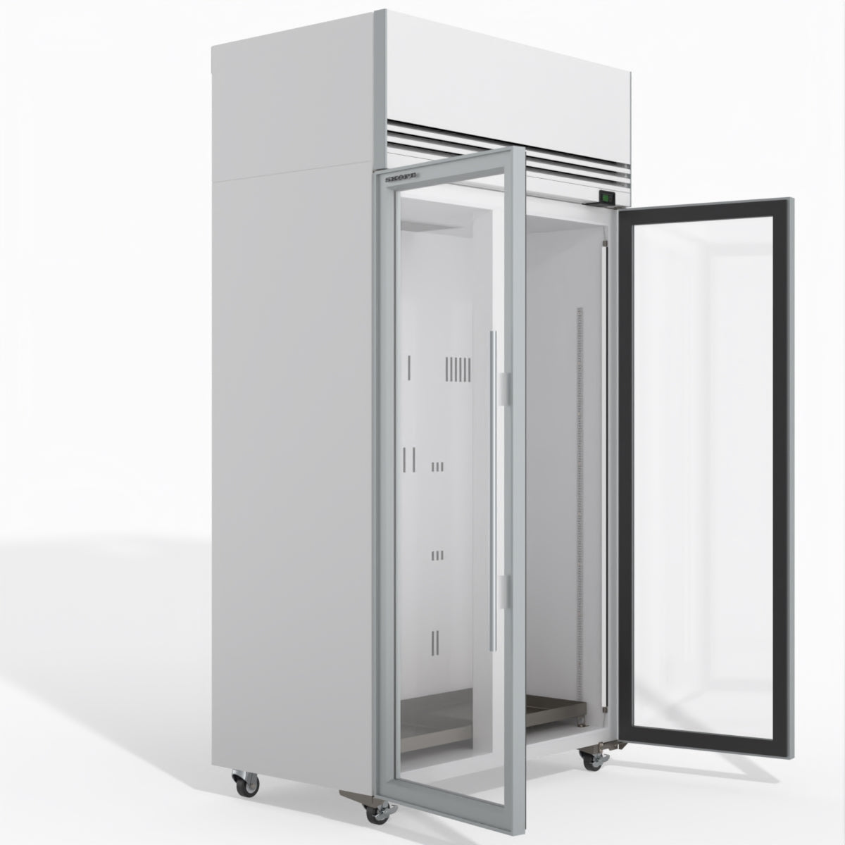Skope TMF1000N-A Ice 2 1 Glass Door Upright Display or Storage Freezer 980L - TMF1000N-Ice