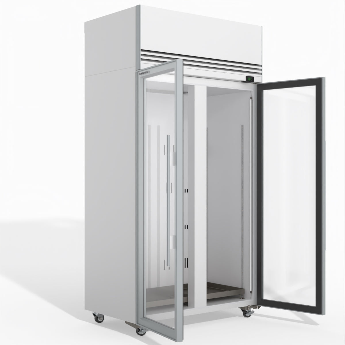 Skope TMF1000N-A Ice 2 1 Glass Door Upright Display or Storage Freezer 980L - TMF1000N-Ice
