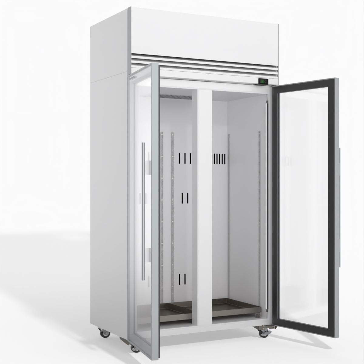 Skope TMF1000N-A Ice 2 1 Glass Door Upright Display or Storage Freezer 980L - TMF1000N-Ice