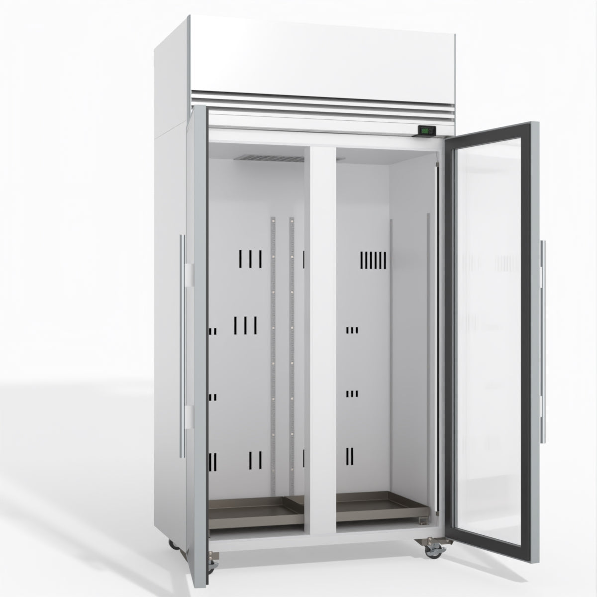 Skope TMF1000N-A Ice 2 1 Glass Door Upright Display or Storage Freezer 980L - TMF1000N-Ice
