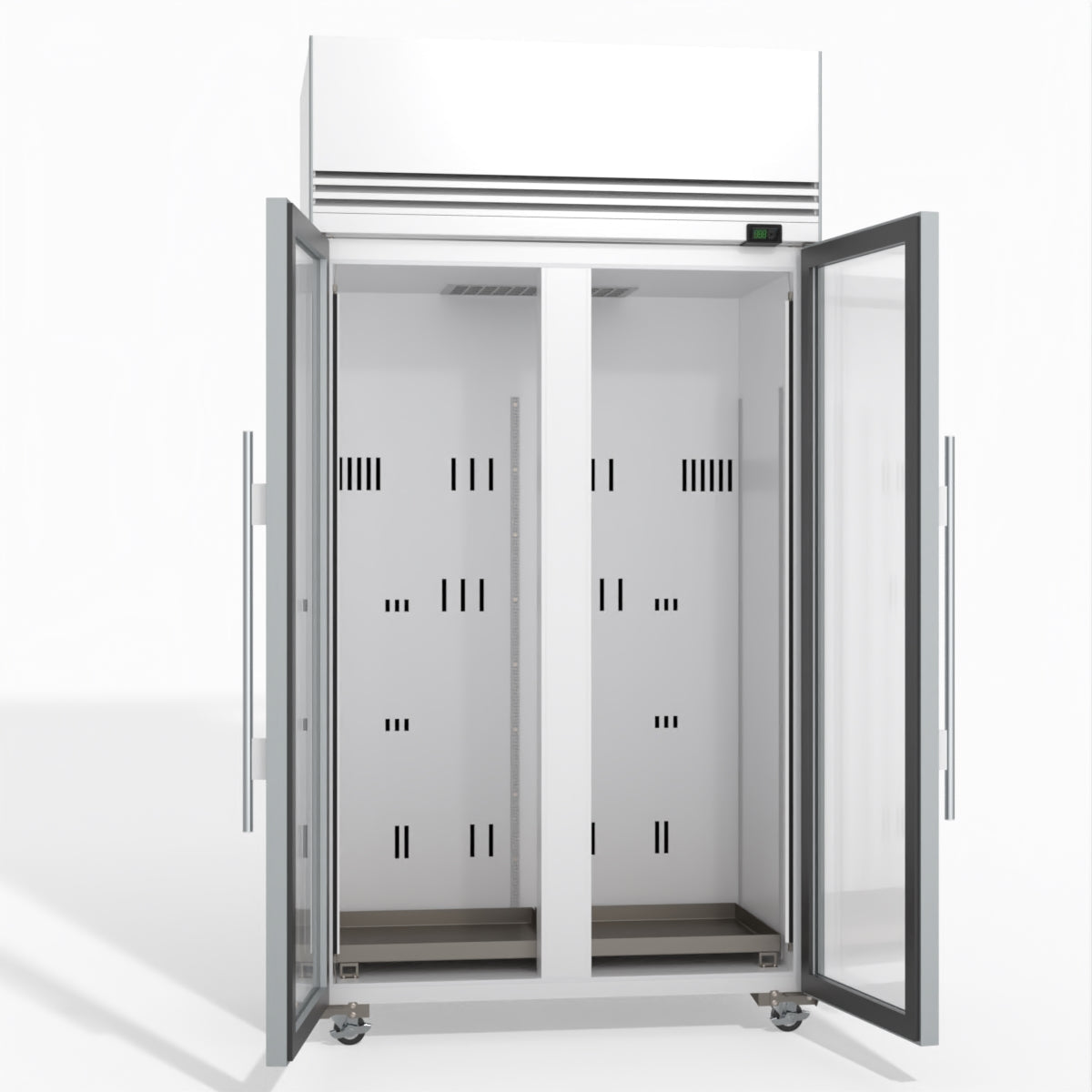 Skope TMF1000N-A Ice 2 1 Glass Door Upright Display or Storage Freezer 980L - TMF1000N-Ice