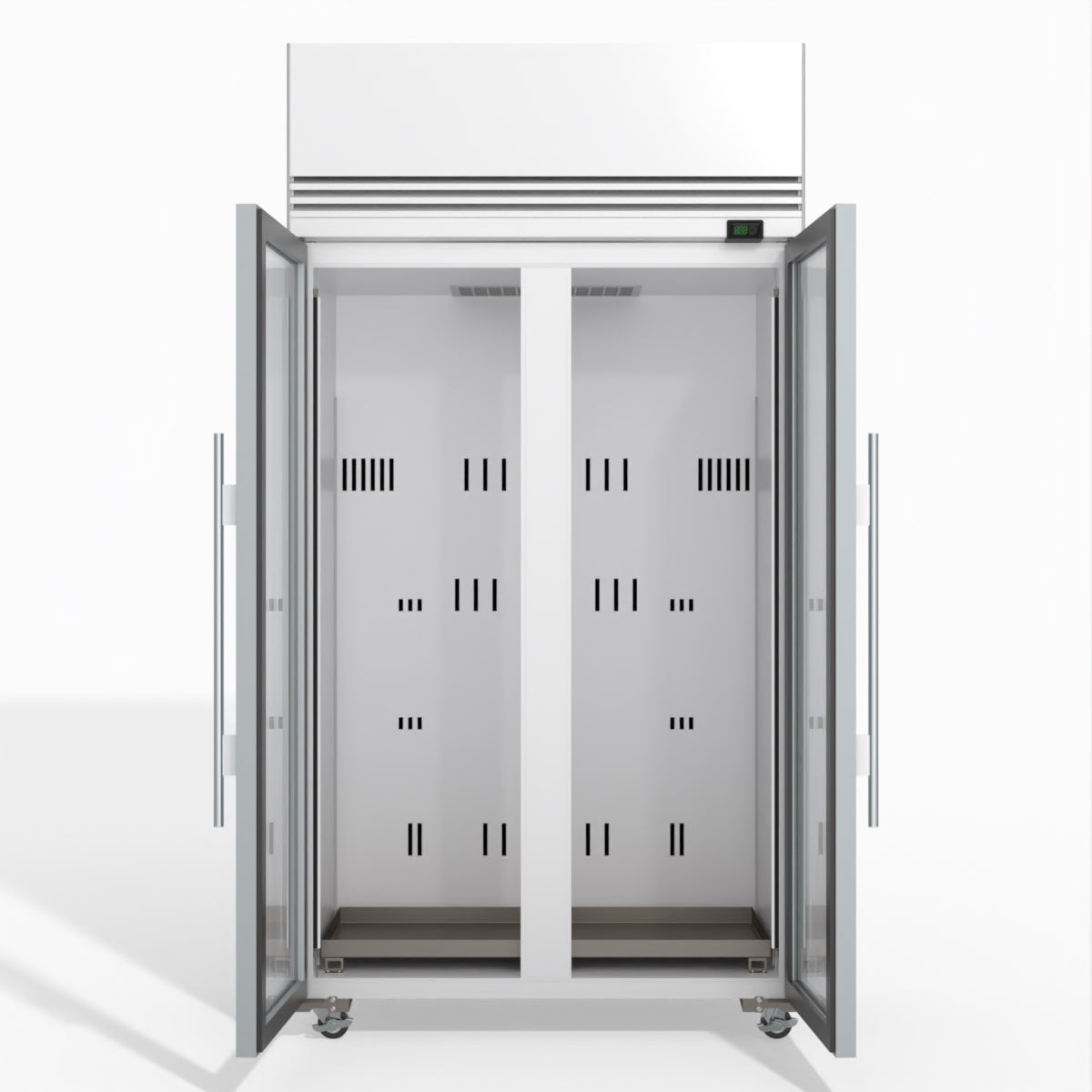 Skope TMF1000N-A Ice 2 1 Glass Door Upright Display or Storage Freezer 980L - TMF1000N-Ice