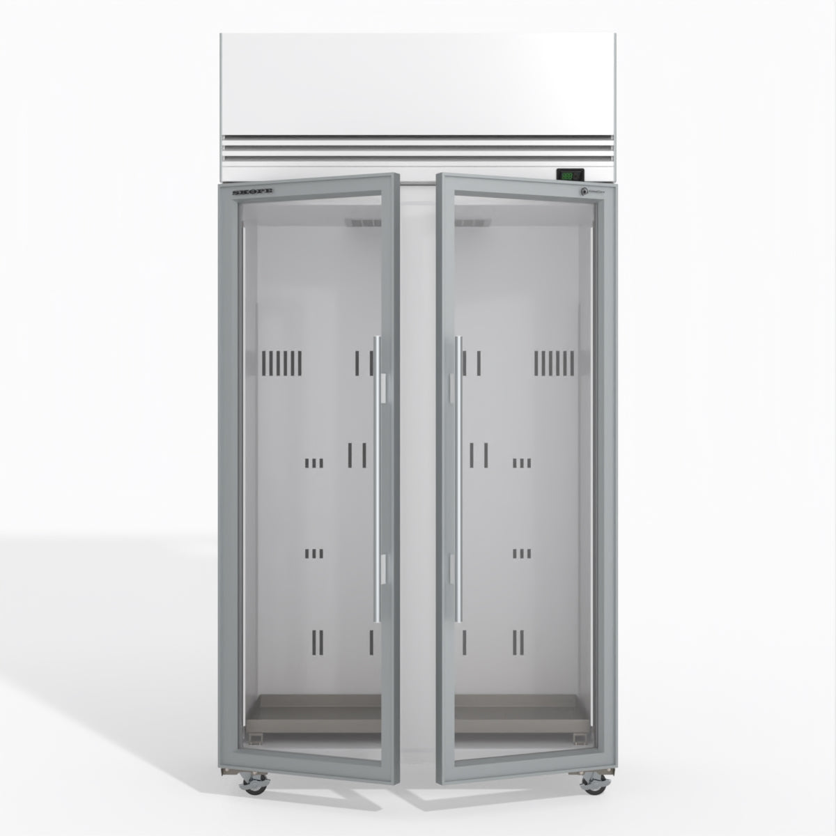 Skope TMF1000N-A Ice 2 1 Glass Door Upright Display or Storage Freezer 980L - TMF1000N-Ice