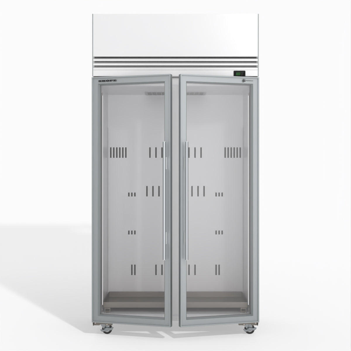 Skope TMF1000N-A Ice 2 1 Glass Door Upright Display or Storage Freezer 980L - TMF1000N-Ice