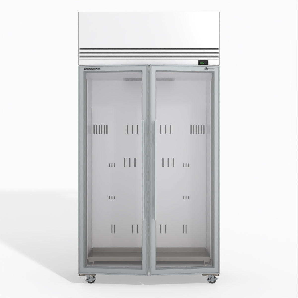 Skope TMF1000N-A Ice 2 1 Glass Door Upright Display or Storage Freezer 980L - TMF1000N-Ice
