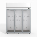 Skope TMF1500N-A Ice 3 Glass Door Upright Display or Storage Freezer 1396L - TMF1500N-Ice