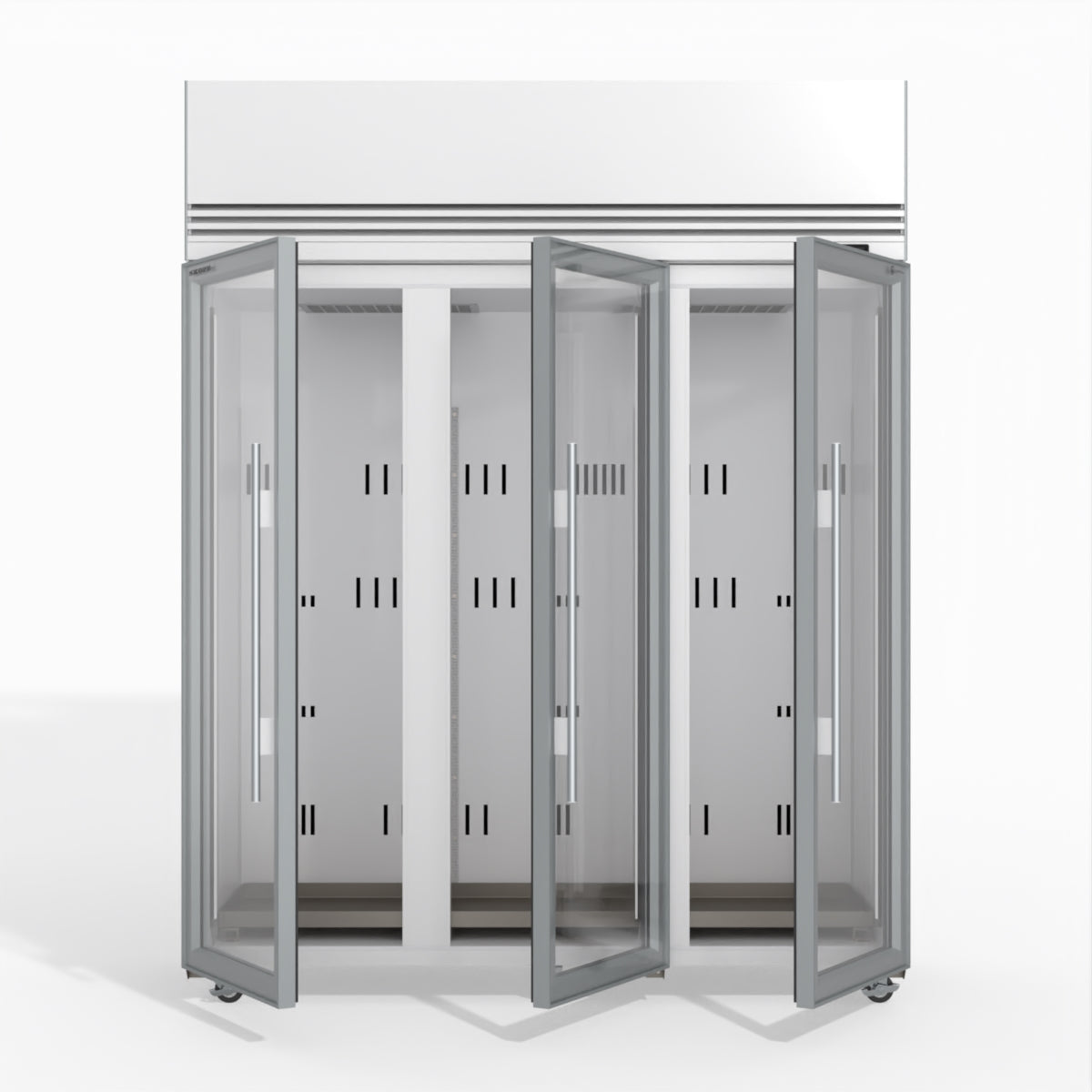 Skope TMF1500N-A Ice 3 Glass Door Upright Display or Storage Freezer 1396L - TMF1500N-Ice