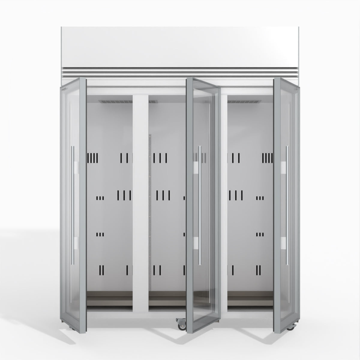 Skope TMF1500N-A Ice 3 Glass Door Upright Display or Storage Freezer 1396L - TMF1500N-Ice