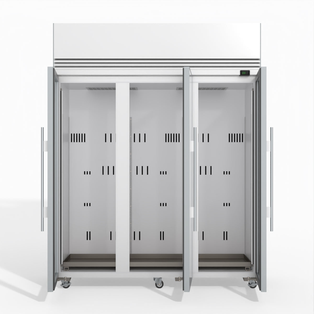 Skope TMF1500N-A Ice 3 Glass Door Upright Display or Storage Freezer 1396L - TMF1500N-Ice