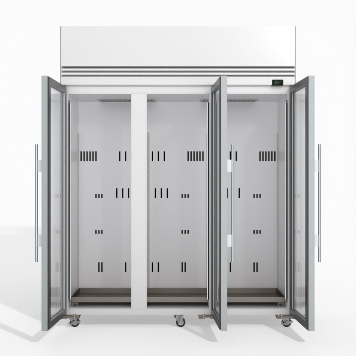 Skope TMF1500N-A Ice 3 Glass Door Upright Display or Storage Freezer 1396L - TMF1500N-Ice