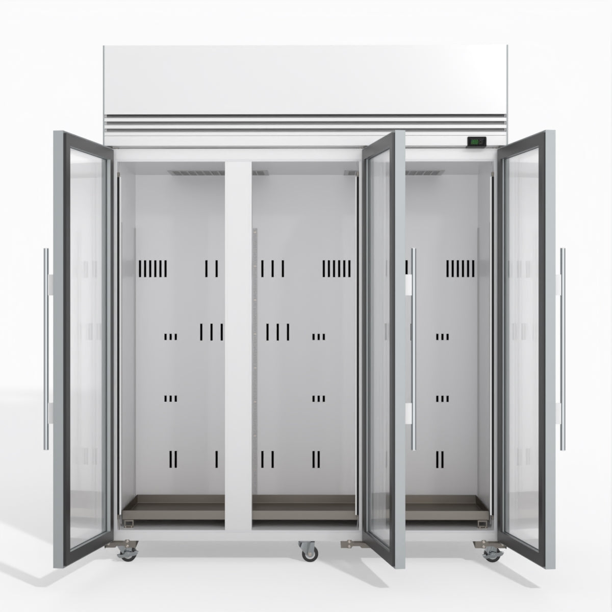 Skope TMF1500N-A Ice 3 Glass Door Upright Display or Storage Freezer 1396L - TMF1500N-Ice