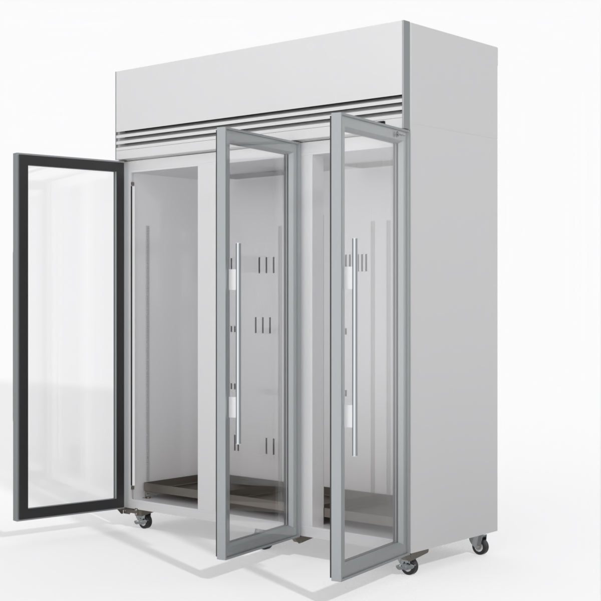 Skope TMF1500N-A Ice 3 Glass Door Upright Display or Storage Freezer 1396L - TMF1500N-Ice