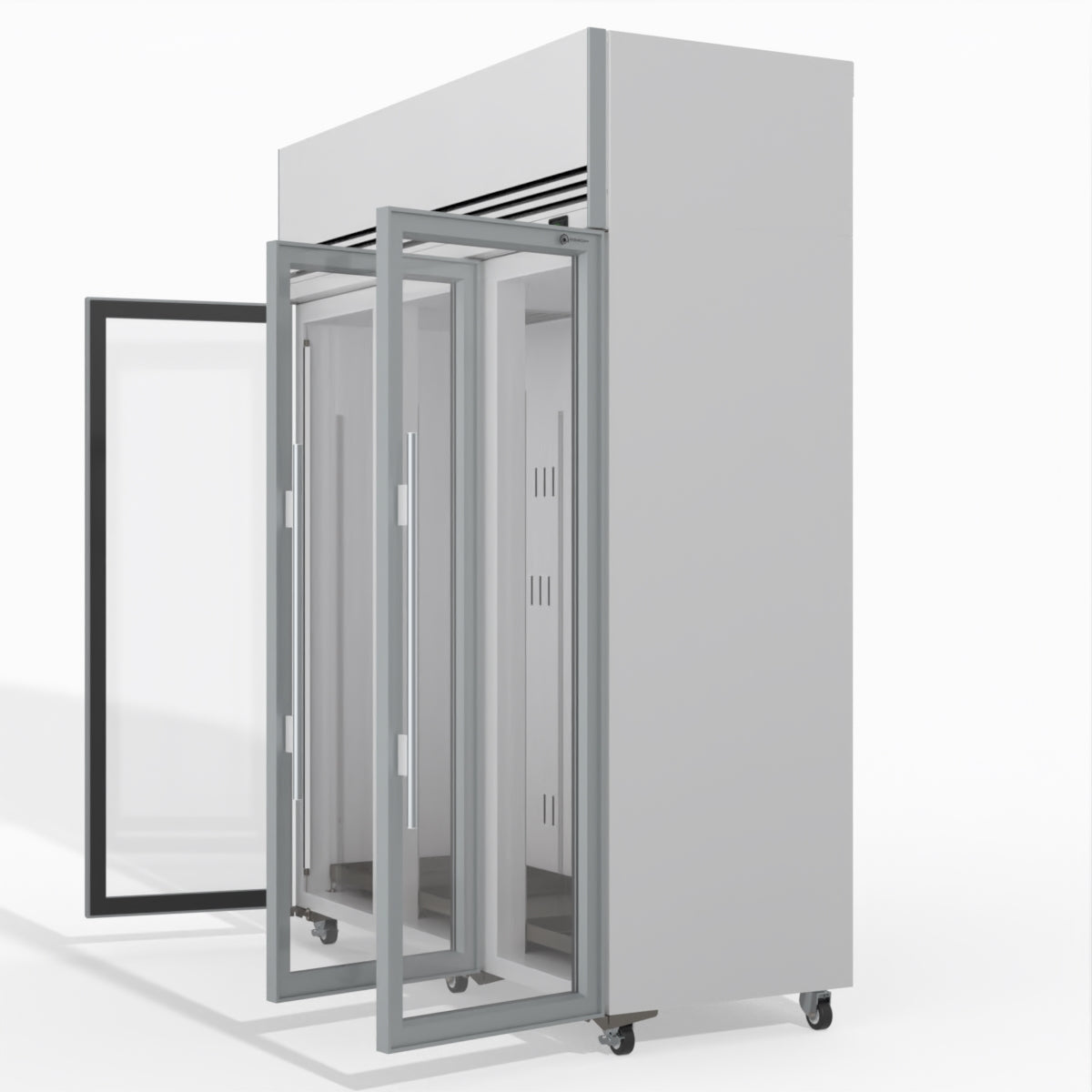 Skope TMF1500N-A Ice 3 Glass Door Upright Display or Storage Freezer 1396L - TMF1500N-Ice