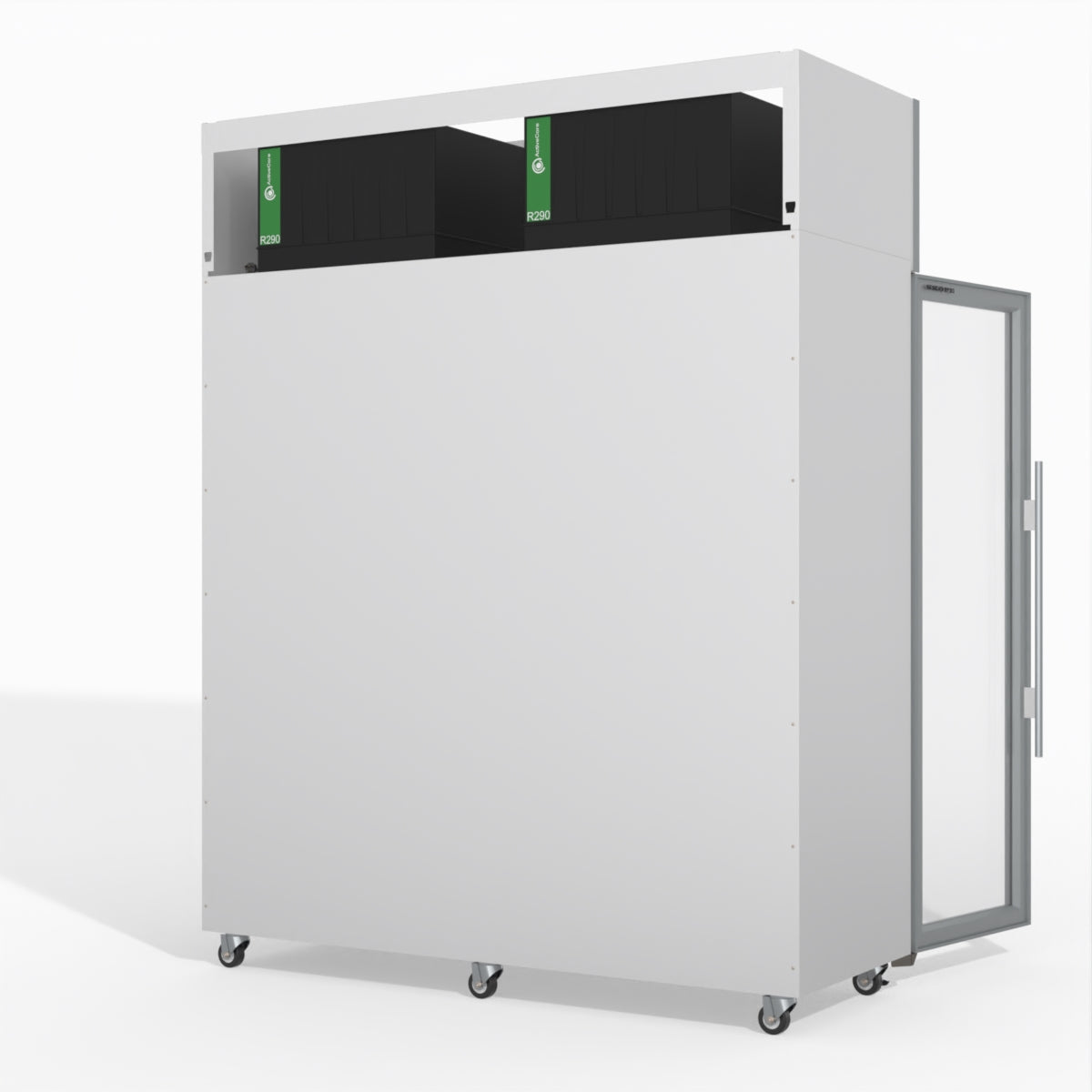 Skope TMF1500N-A Ice 3 Glass Door Upright Display or Storage Freezer 1396L - TMF1500N-Ice