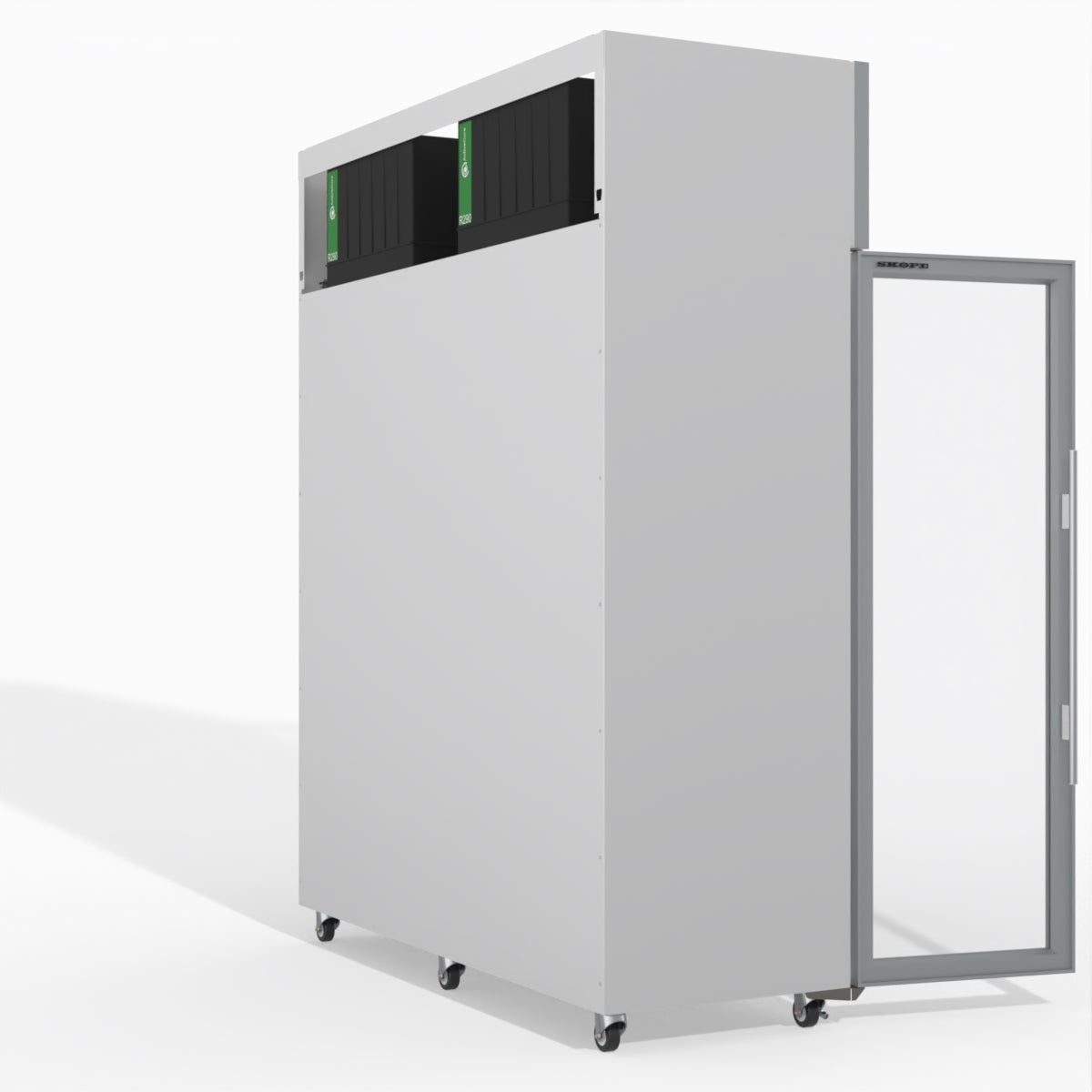 Skope TMF1500N-A Ice 3 Glass Door Upright Display or Storage Freezer 1396L - TMF1500N-Ice