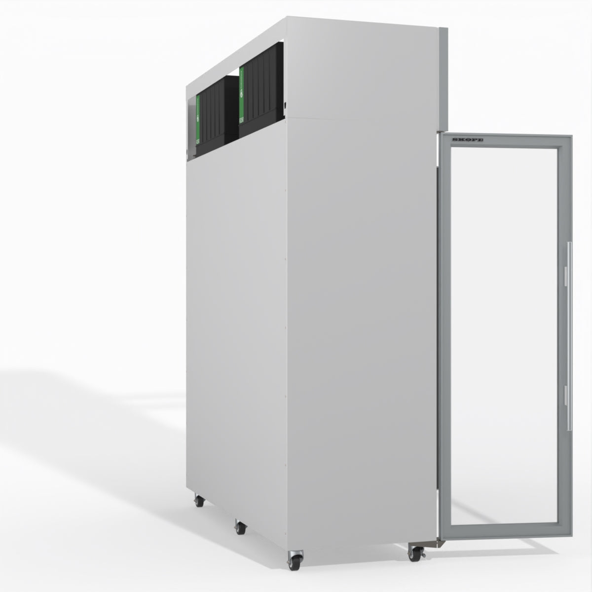 Skope TMF1500N-A Ice 3 Glass Door Upright Display or Storage Freezer 1396L - TMF1500N-Ice