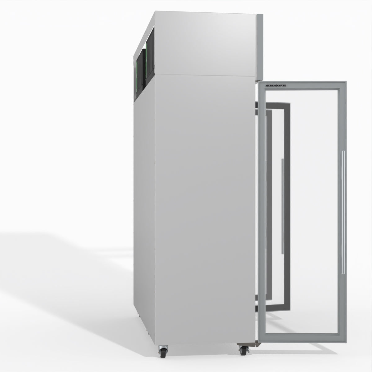 Skope TMF1500N-A Ice 3 Glass Door Upright Display or Storage Freezer 1396L - TMF1500N-Ice