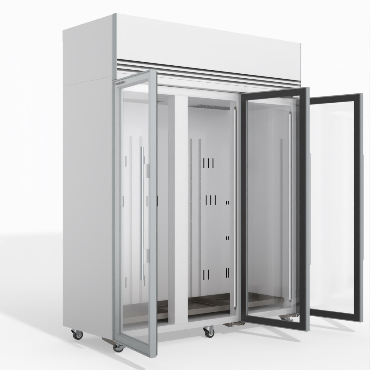 Skope TMF1500N-A Ice 3 Glass Door Upright Display or Storage Freezer 1396L - TMF1500N-Ice
