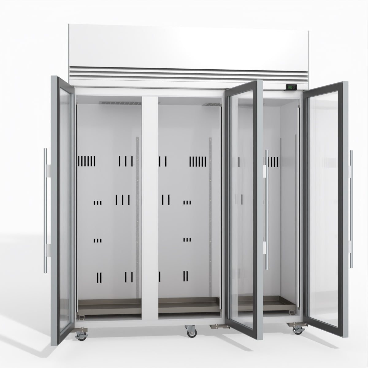Skope TMF1500N-A Ice 3 Glass Door Upright Display or Storage Freezer 1396L - TMF1500N-Ice