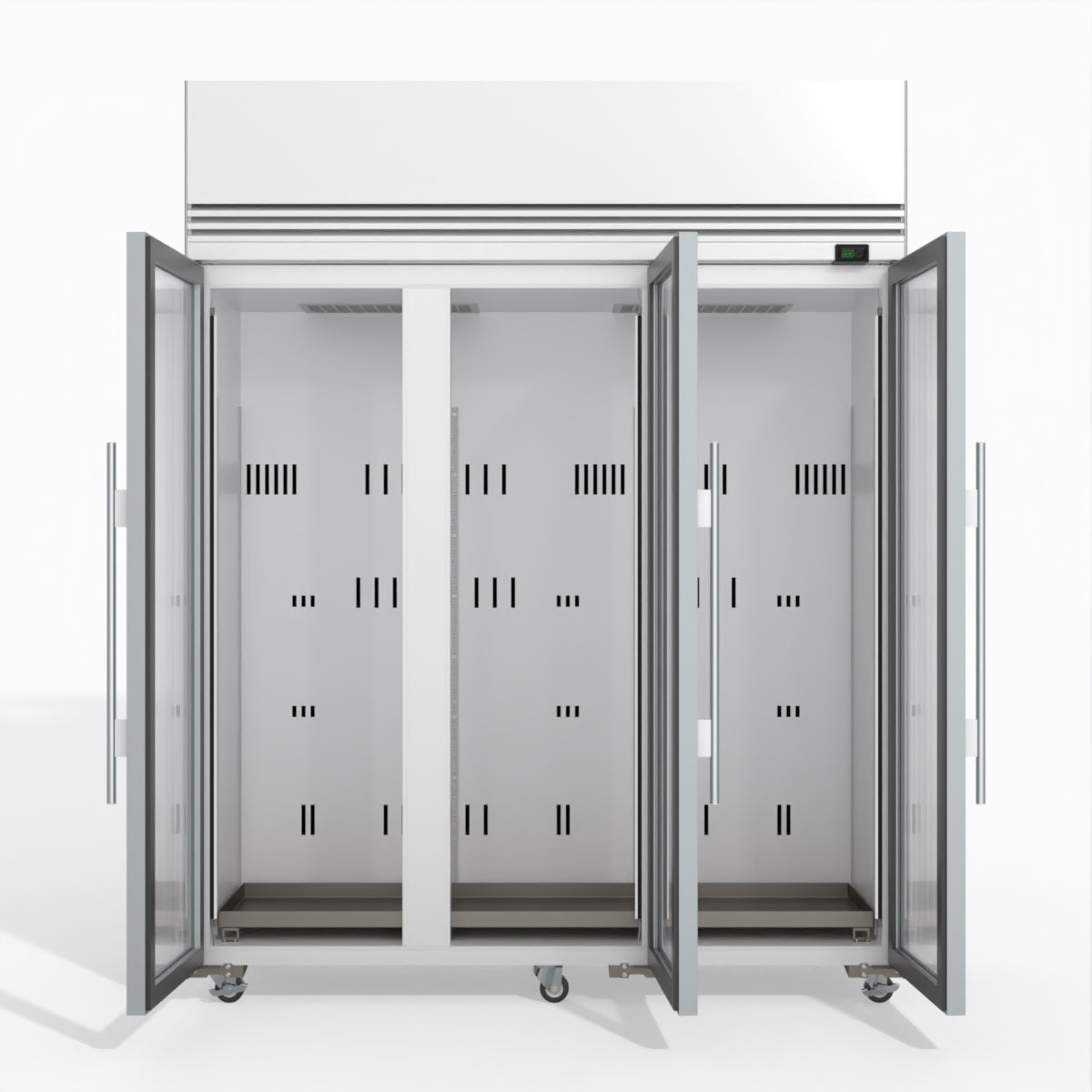 Skope TMF1500N-A Ice 3 Glass Door Upright Display or Storage Freezer 1396L - TMF1500N-Ice