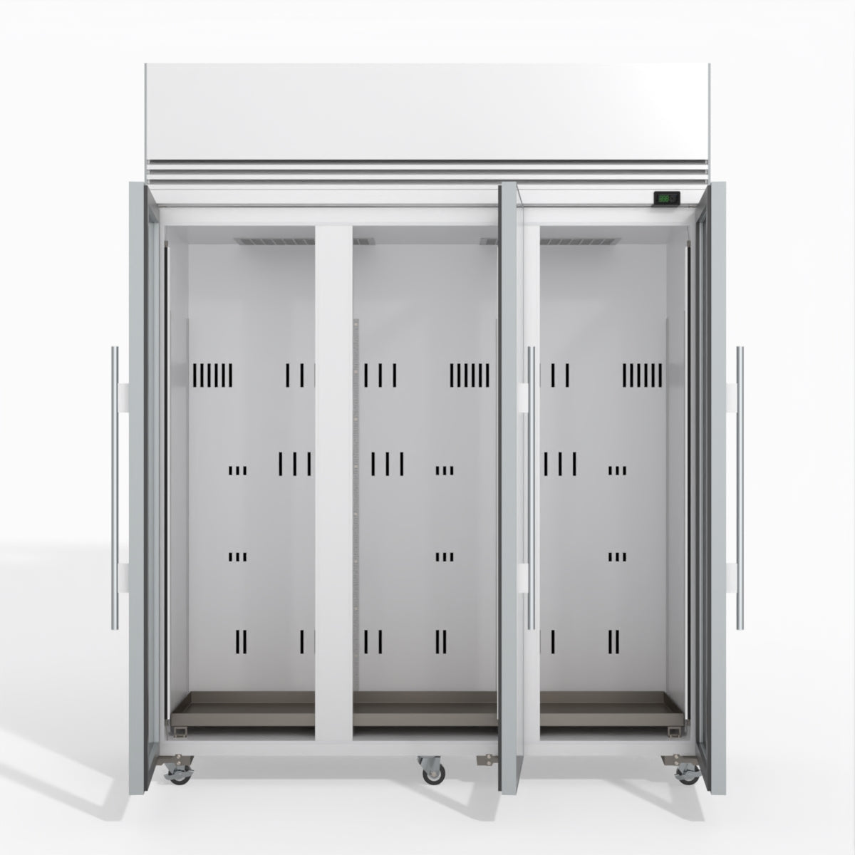 Skope TMF1500N-A Ice 3 Glass Door Upright Display or Storage Freezer 1396L - TMF1500N-Ice