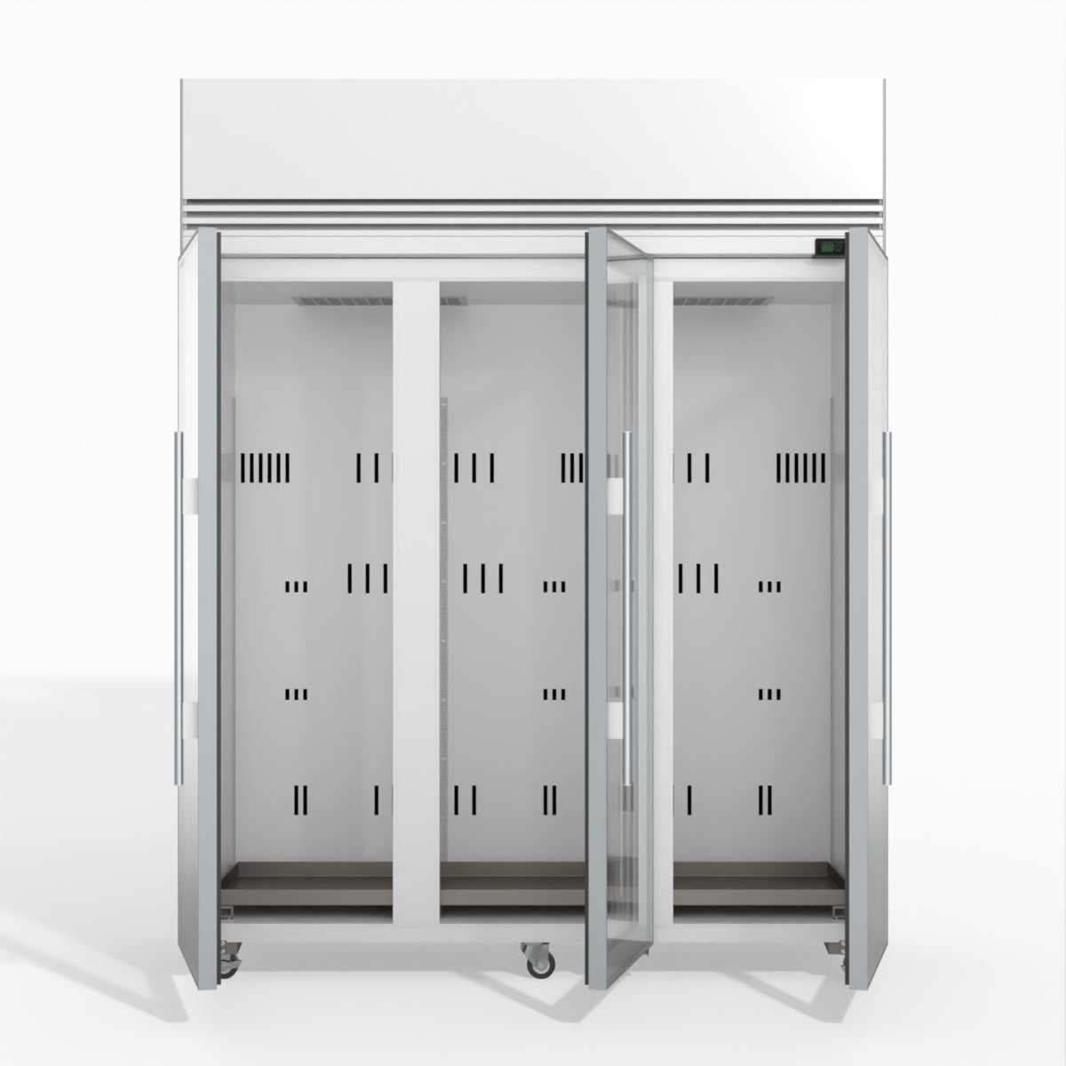 Skope TMF1500N-A Ice 3 Glass Door Upright Display or Storage Freezer 1396L - TMF1500N-Ice