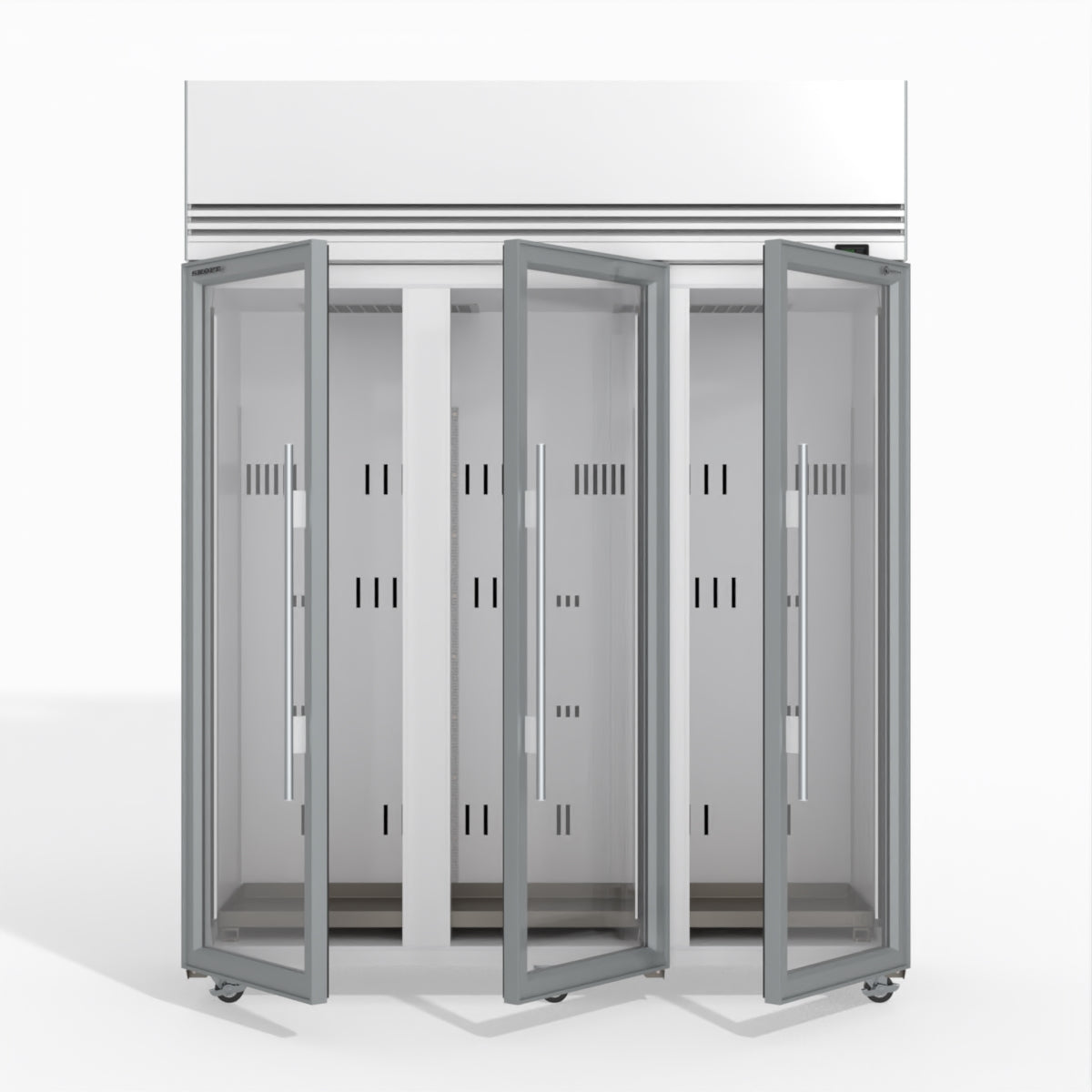 Skope TMF1500N-A Ice 3 Glass Door Upright Display or Storage Freezer 1396L - TMF1500N-Ice