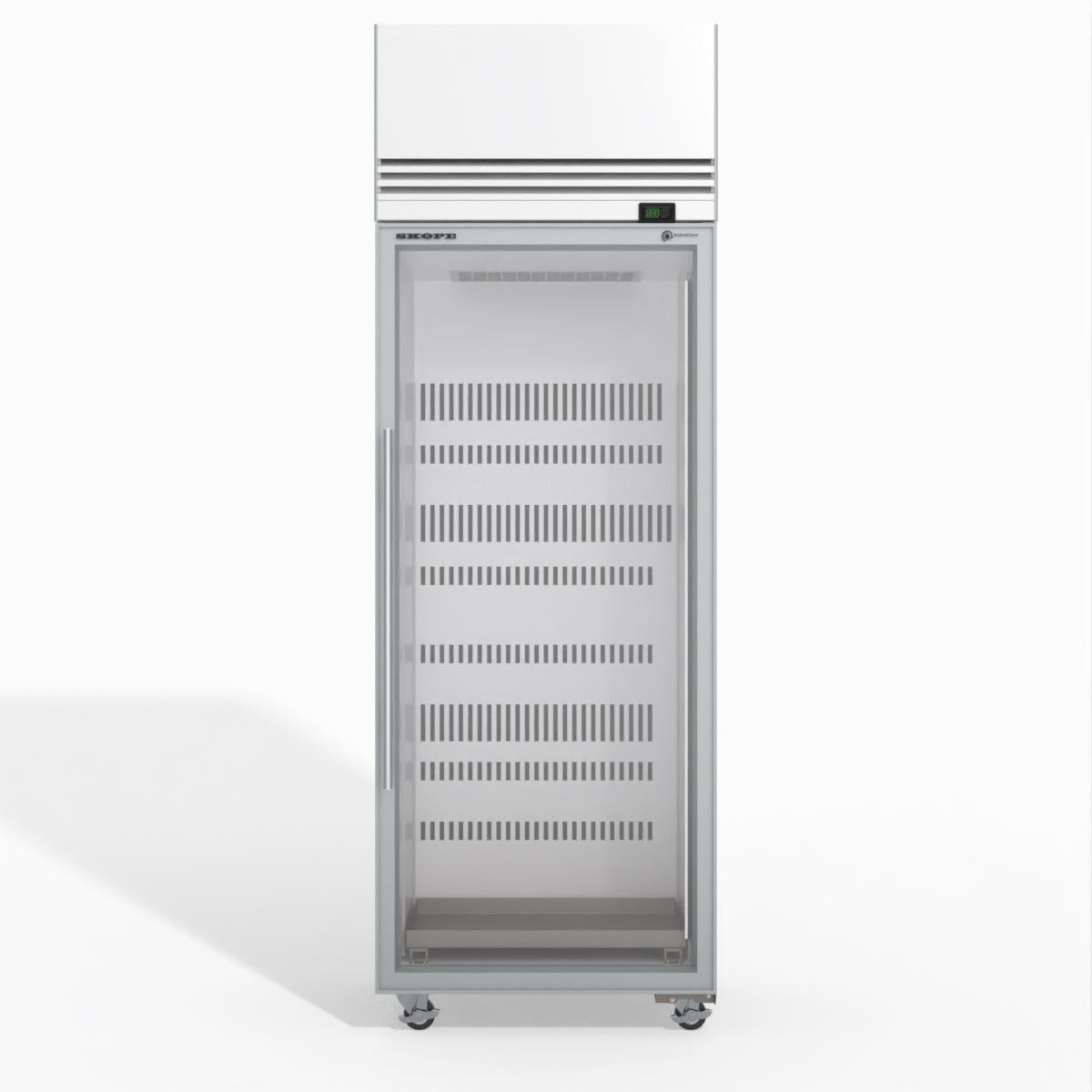 Skope TMF650N-Ice 1 Glass Door Upright Display or Storage Freezer 610L - TMF650N-Ice